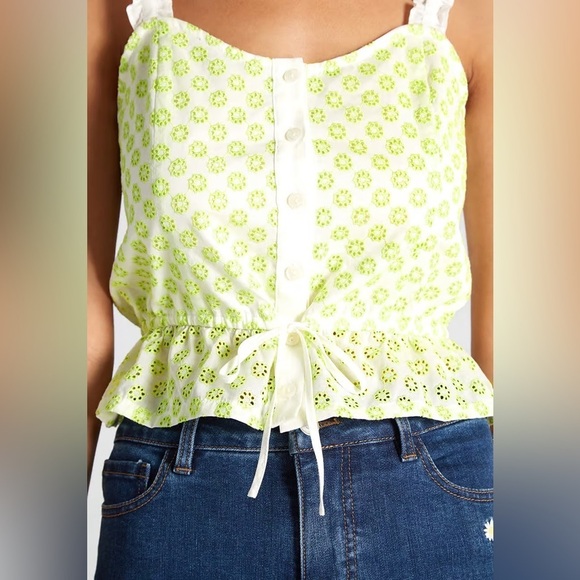 ModCloth Darling for the Prairie Peplum Tank Top 1x - Picture 3 of 3